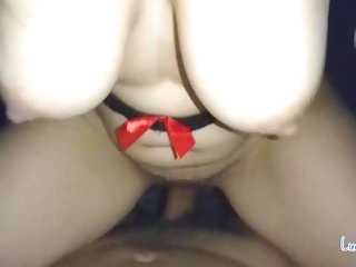 Adorable teen Tight Pussy Dripping cum while Riding